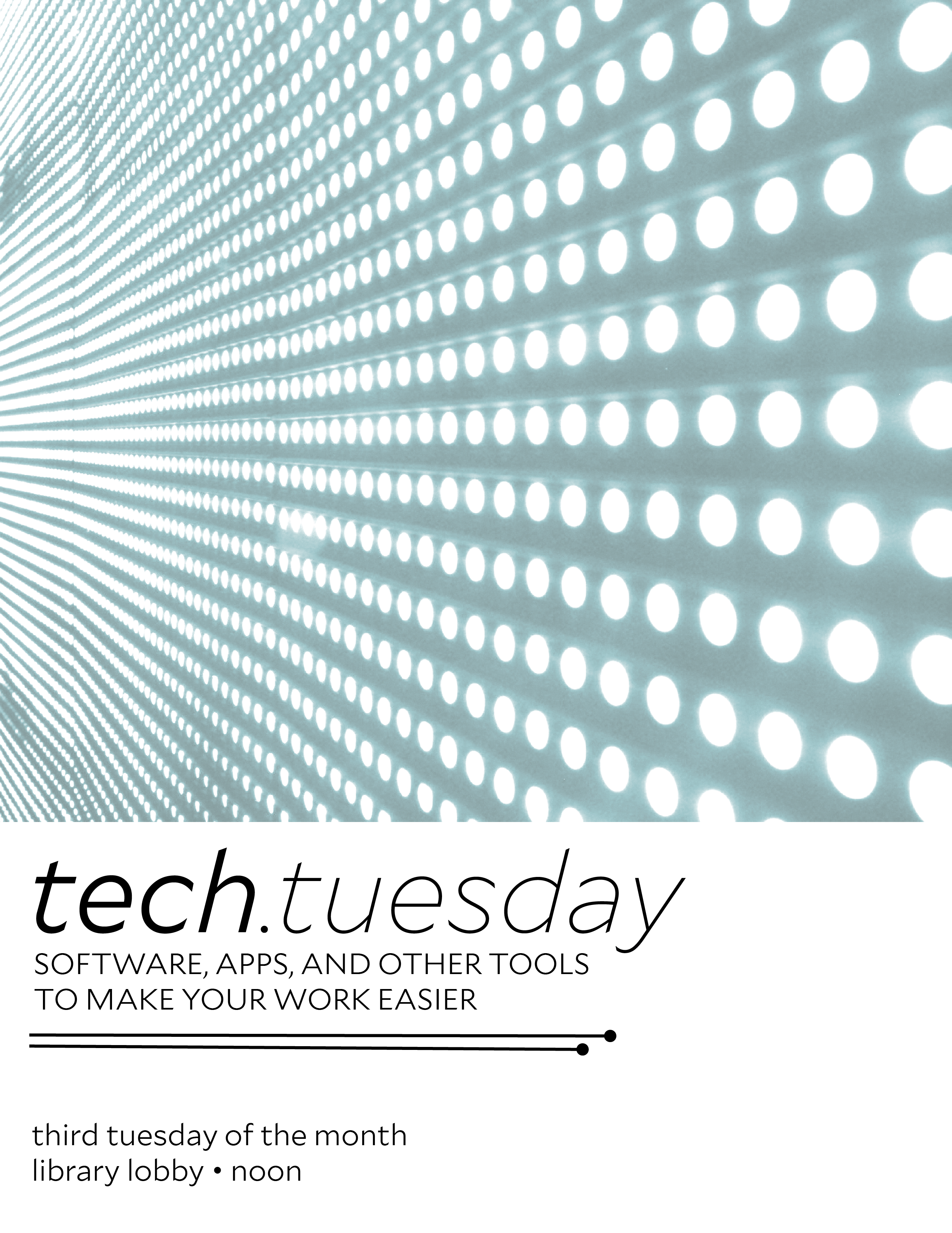 Tech Tuesday flyer